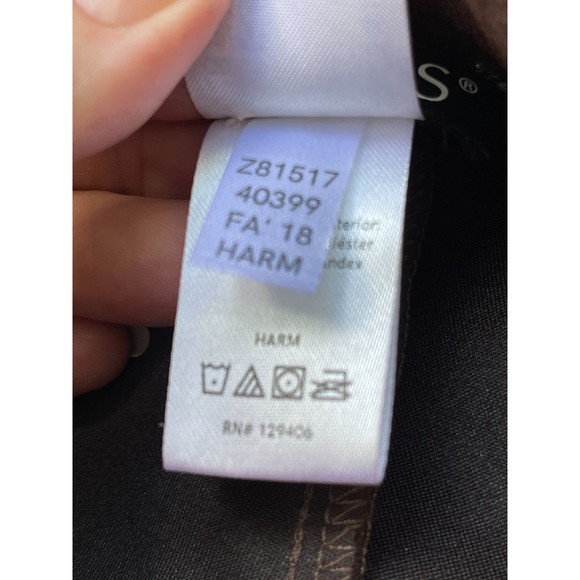 Venus Brown Faux Suede‎ pants silver studs size 10 - Picture 5 of 7